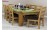 Bộ bàn ghế phòng ăn hiện đại gỗ Sồi Nga BA17