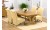 Bộ bàn ghế phòng ăn gỗ Sồi Nga BA48