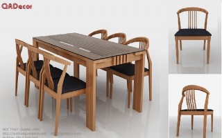 Bộ bàn ghế phòng ăn BA120