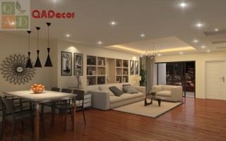 Thiết kế nội thất căn hộ 1 phòng ngủ