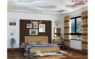 Giường ngủ gỗ đẹp hiện đại GN09
