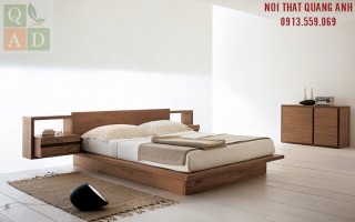 Giường ngủ gỗ óc chó GN11