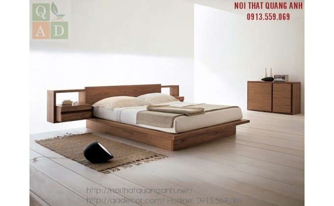 Giường ngủ gỗ óc chó GN11