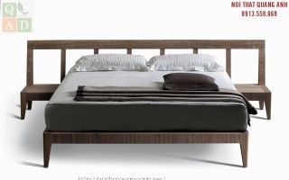 Giường ngủ gỗ tự nhiên đẹp GN71