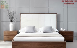 Giường ngủ gỗ tự nhiên hiện đại GN16