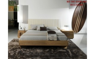 Giường ngủ đẹp gỗ Sồi Nga GN51