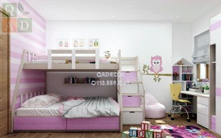 Phòng ngủ con gái đẹp GT04