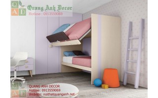 Mẫu nội thất phòng ngủ trẻ em đẹp PTE3