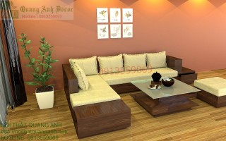 Bang ghế gỗ phòng khách SFG66