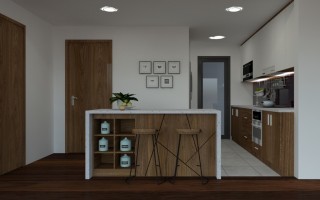 Tủ bếp gỗ AN CƯỜNG TB819