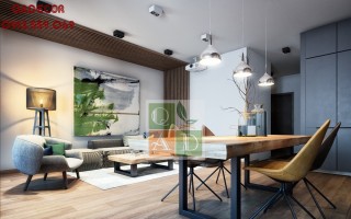 Thiết kế nội thất chung cư sang trọng cho cặp vợ chồng trẻ