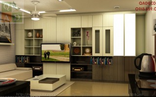 Thiết kế nội thất chung cư 2 phòng ngủ đẹp