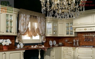 Tủ bếp tân cổ điển châu âu Angel