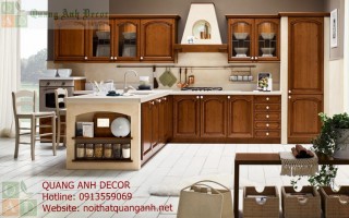 Tủ bếp gỗ Hương TBG109