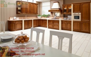 Tủ bếp gỗ Hương TBG108