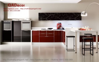 Tủ bếp Acrylic TBA301
