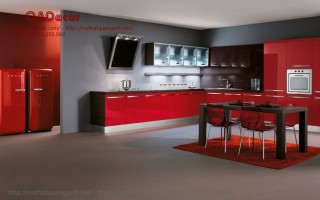 Tủ bếp gỗ Laminate TBL104