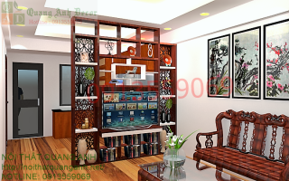 VÁCH NGĂN CẦU THANG NHÀ PHỐ HÀ NỘI VN817
