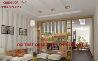 Vách trang trí phòng khách VTT903